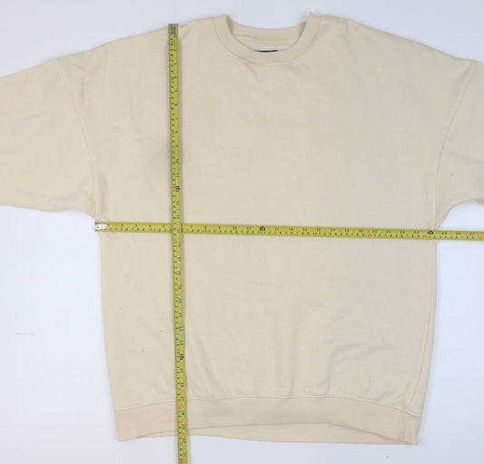 Womens UK Size 8 PRETTYLITTLETHING Beige Pullover Sweatshirt