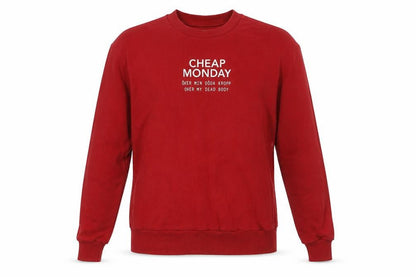 Womens UK Size XS Cheap Monday Red Pullover Sweatshirt