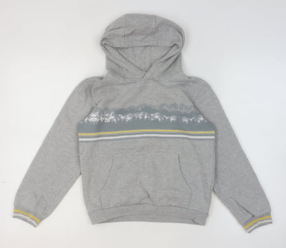 Boys UK Size 11-12 Years Mountain Warehouse Grey Pullover Hoodie