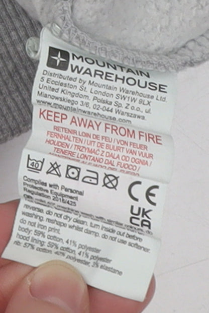 Boys UK Size 11-12 Years Mountain Warehouse Grey Pullover Hoodie