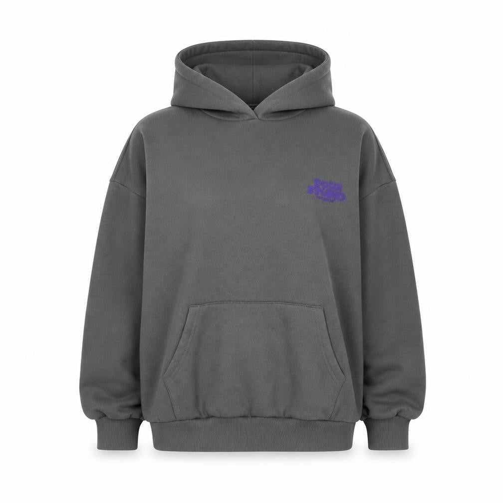 Womens UK Size S Boohoo Grey Pullover Hoodie