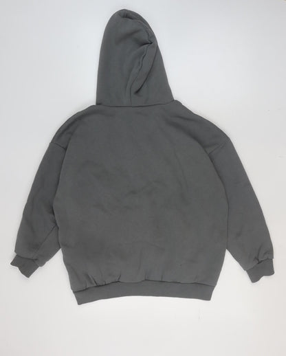 Womens UK Size S Boohoo Grey Pullover Hoodie