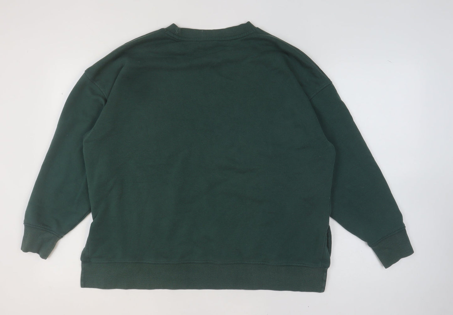 Womens UK Size M Primark Green Pullover Sweatshirt