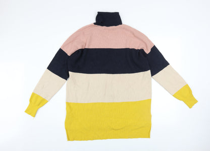 Womens UK Size L Only Multicoloured Pullover Jumper