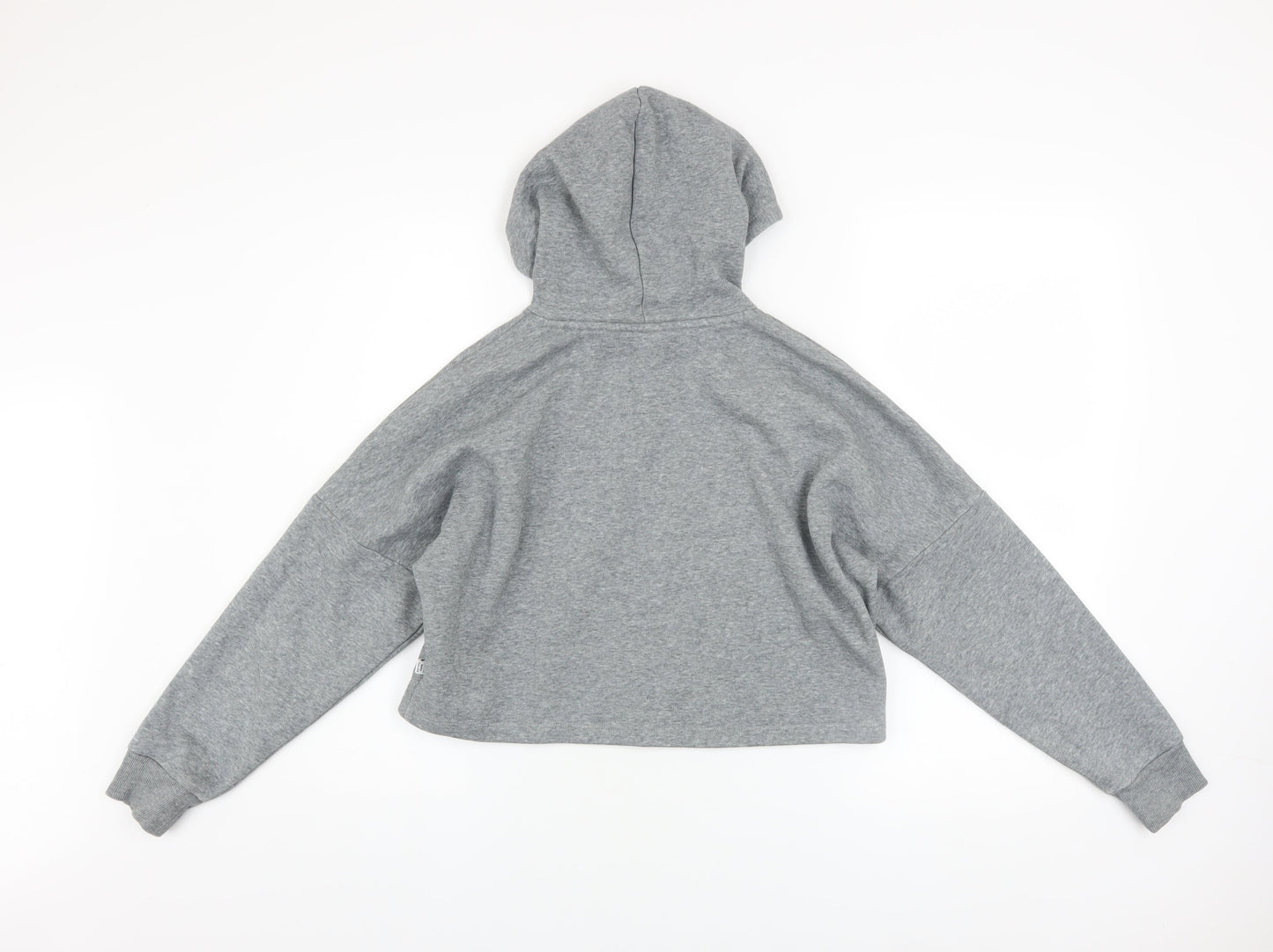 Girls UK Size 14-15 Years PUMA Grey Pullover Hoodie