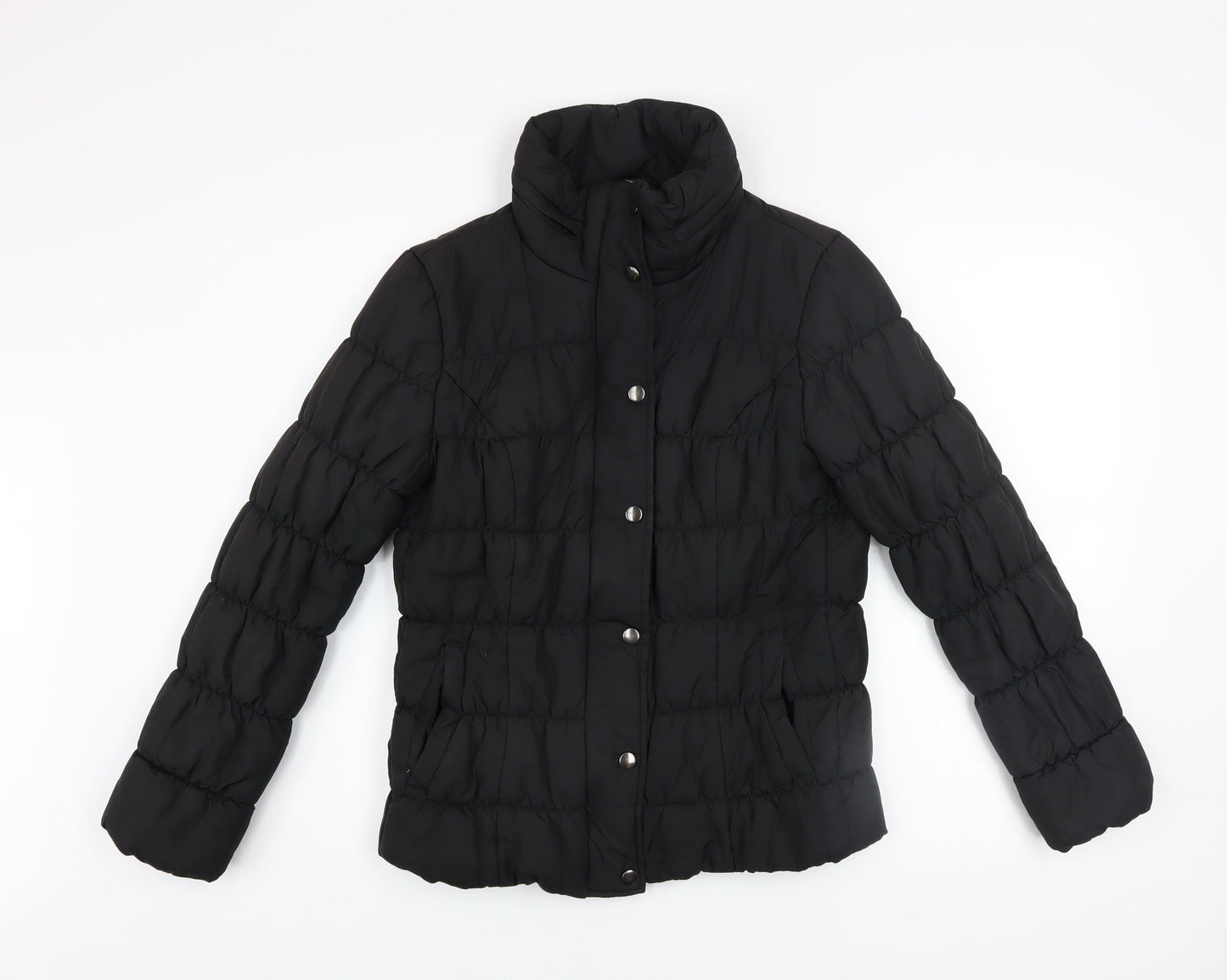 Womens UK Size S Marks and Spencer Black Puffer Jacket
