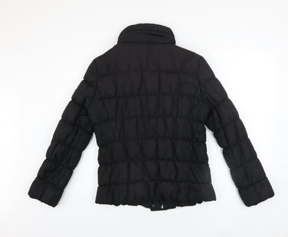 Womens UK Size S Marks and Spencer Black Puffer Jacket