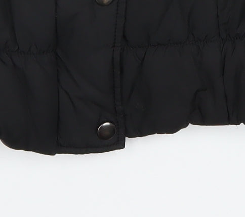 Womens UK Size S Marks and Spencer Black Puffer Jacket