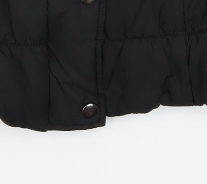 Womens UK Size S Marks and Spencer Black Puffer Jacket