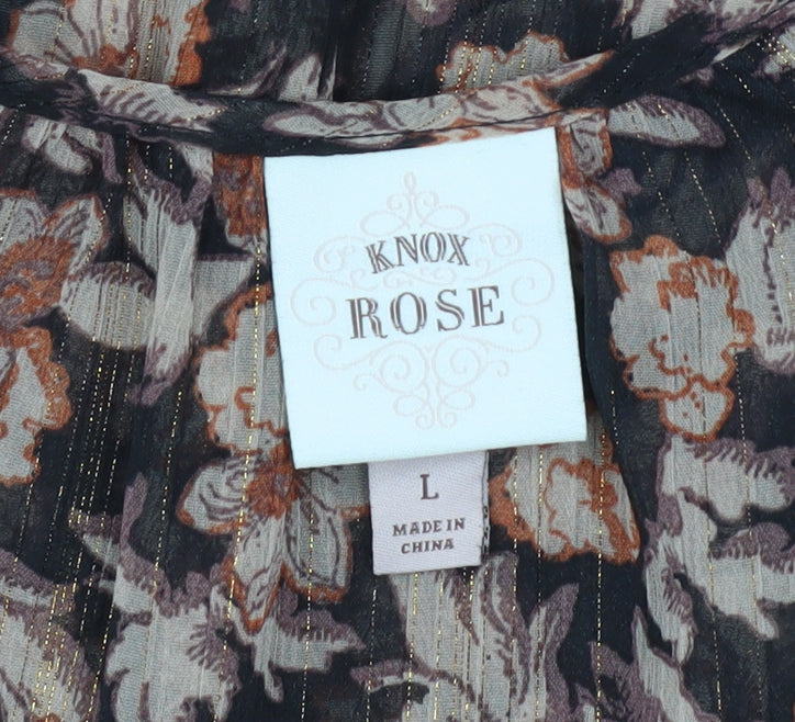 Womens UK Size L Knox Rose Multicoloured Tunic Blouse
