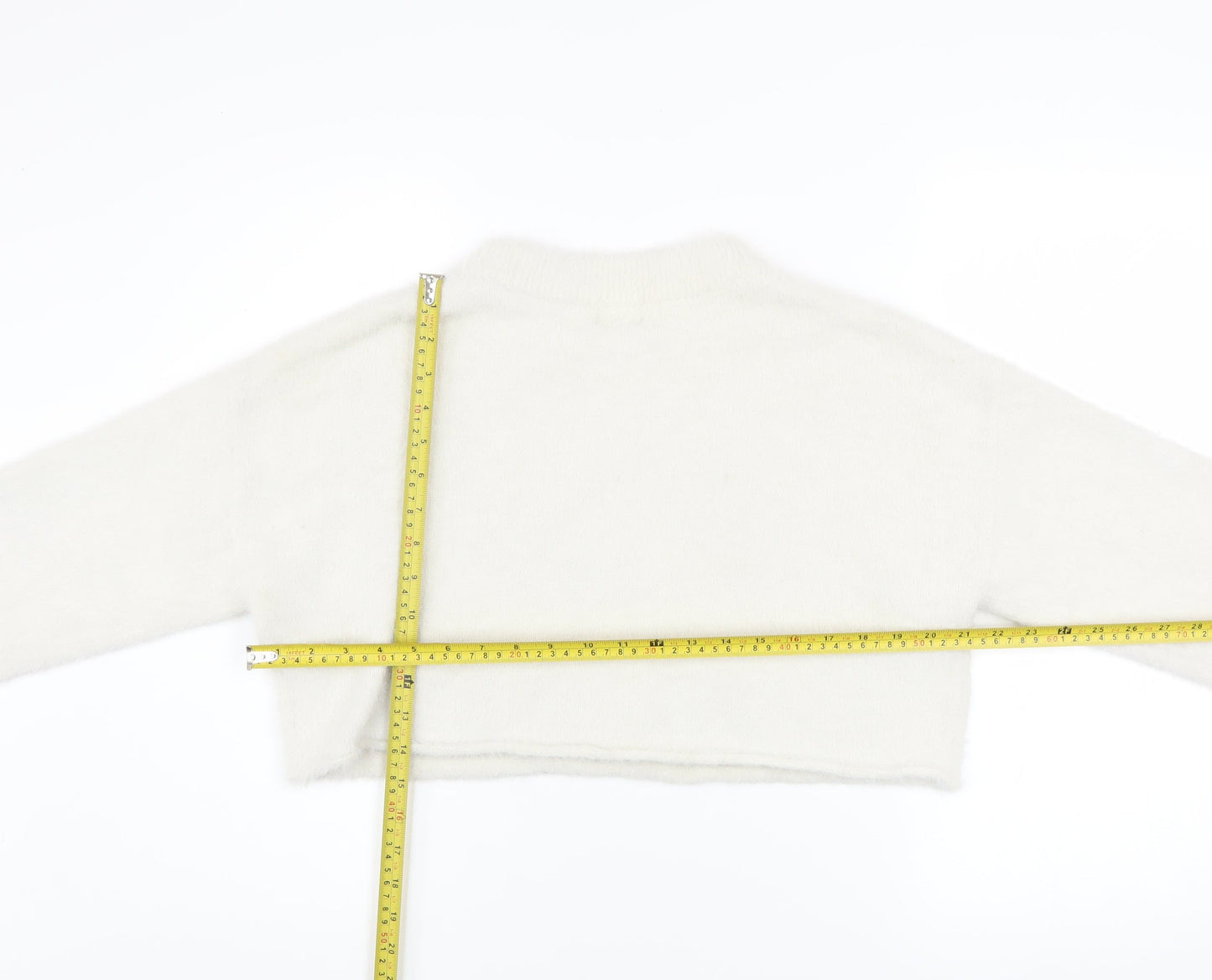 Womens UK Size M H&M White Pullover Jumper