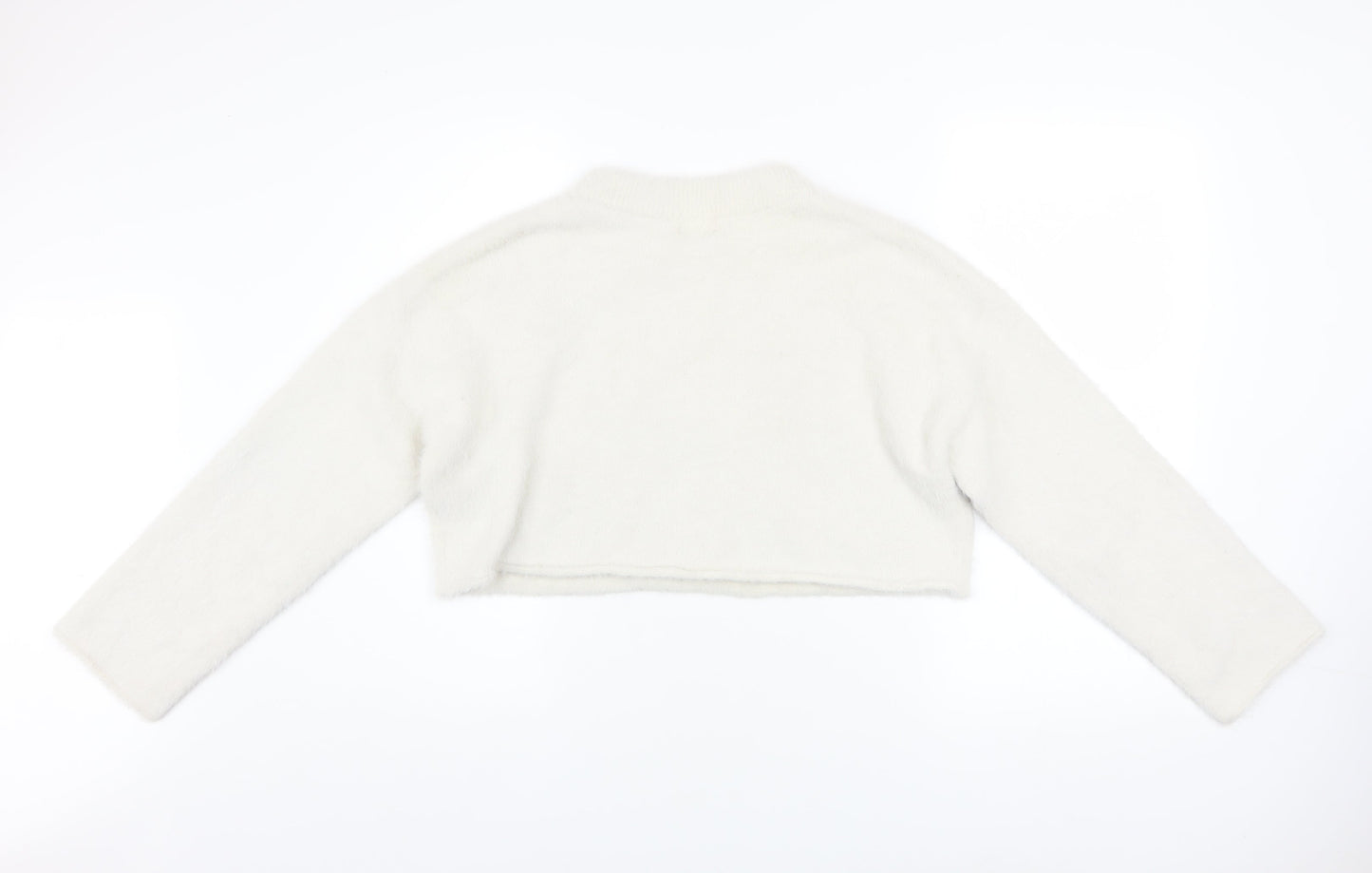 Womens UK Size M H&M White Pullover Jumper