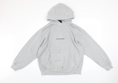 Mens UK Size S Urban Outfitters Grey Pullover Hoodie