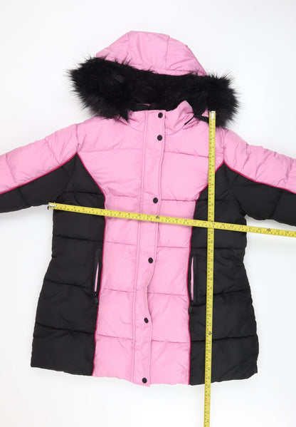 Womens UK Size 18 Yours Pink Puffer Jacket