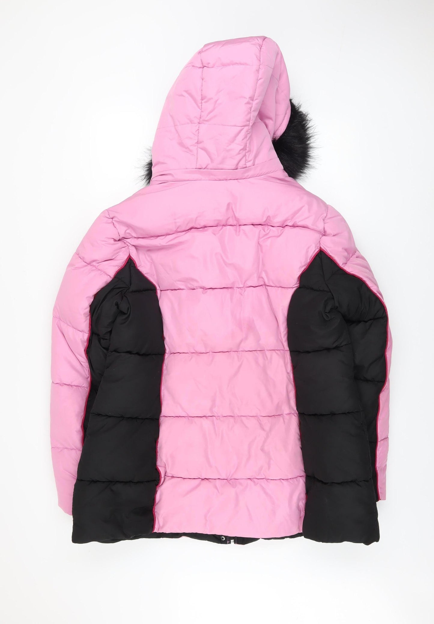 Womens UK Size 18 Yours Pink Puffer Jacket