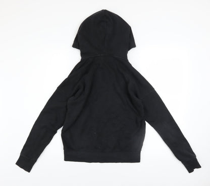 Womens UK Size S adidas Black Full Zip Hoodie