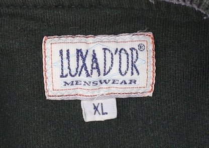 Mens UK Size XL Luxador Green Pullover Sweatshirt