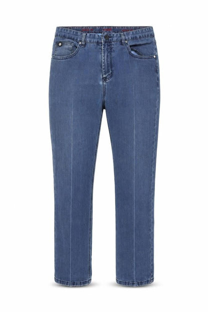 Mens UK Size L André Regular Fit Straight Blue Jeans
