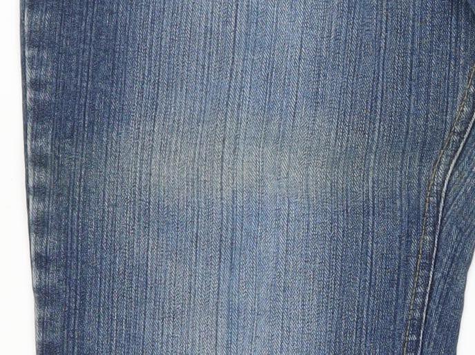 Mens UK Size 38/32 FB Jeans Regular Fit Straight Blue Jeans