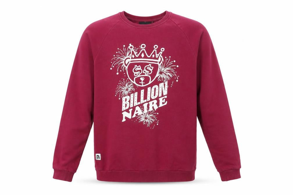 Mens UK Size XL PANUU Red Pullover Sweatshirt