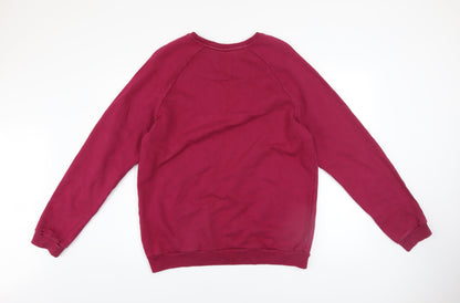 Mens UK Size XL PANUU Red Pullover Sweatshirt