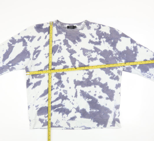 Mens UK Size M boohooMAN Multicoloured Pullover Sweatshirt