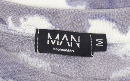 Mens UK Size M boohooMAN Multicoloured Pullover Sweatshirt