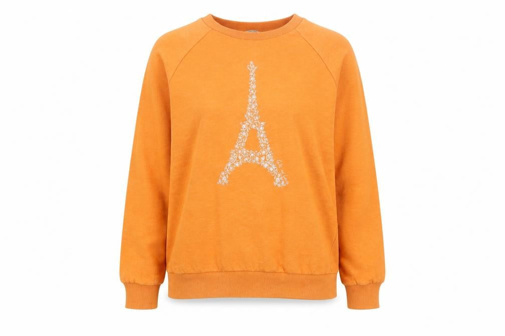 Womens UK Size M NEXT Orange Pullover Sweatshirt
