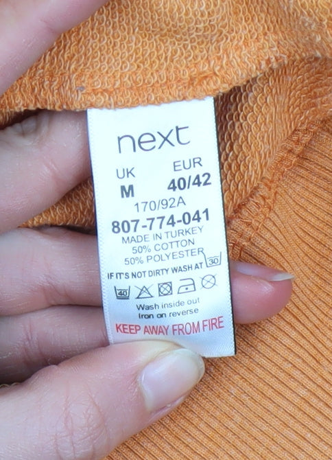 Womens UK Size M NEXT Orange Pullover Sweatshirt