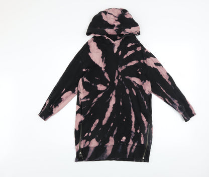 Girls UK Size 8 Years NEXT Multicoloured Pullover Hoodie