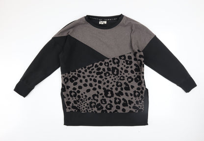 Womens UK Size 12 NEXT Black Pullover Sweatshirt