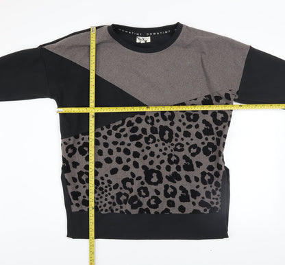 Womens UK Size 12 NEXT Black Pullover Sweatshirt
