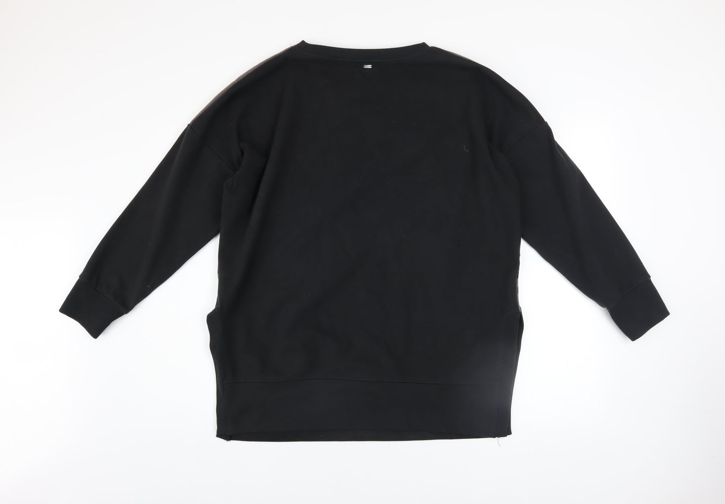 Womens UK Size 12 NEXT Black Pullover Sweatshirt
