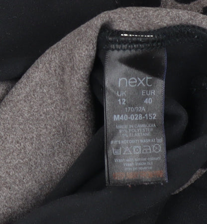 Womens UK Size 12 NEXT Black Pullover Sweatshirt