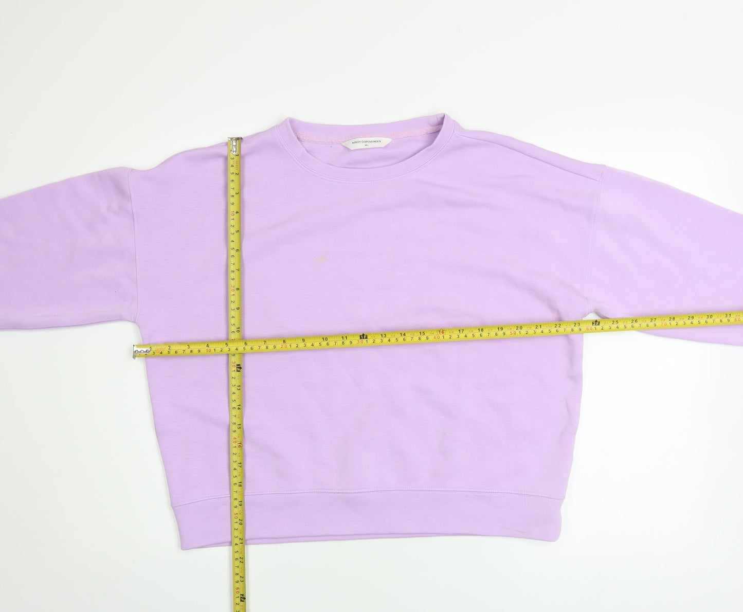 Womens UK Size M MSCH Copenhagen Purple Pullover Sweatshirt