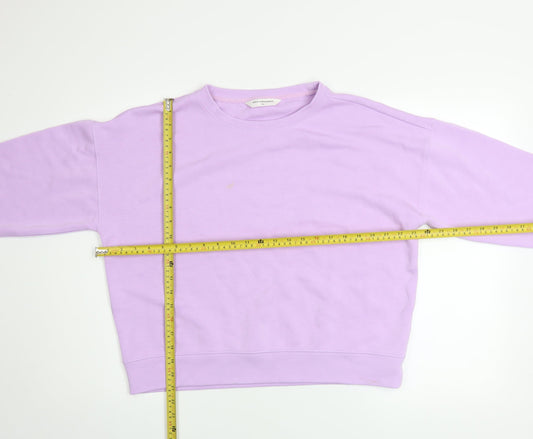 Womens UK Size M MSCH Copenhagen Purple Pullover Sweatshirt