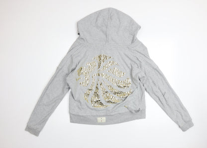 Womens UK Size 16 adidas Grey Pullover Hoodie