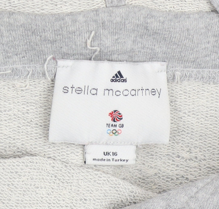 Womens UK Size 16 adidas Grey Pullover Hoodie
