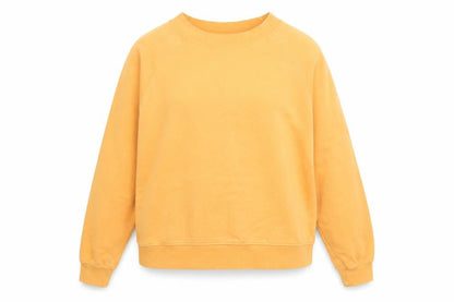 Womens UK Size L Only Yellow Pullover Sweatshirt