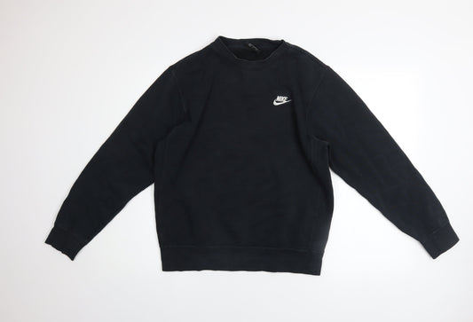 Mens UK Size S Nike Black Pullover Sweatshirt