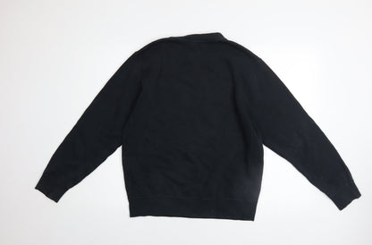 Mens UK Size S Nike Black Pullover Sweatshirt