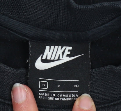 Mens UK Size S Nike Black Pullover Sweatshirt