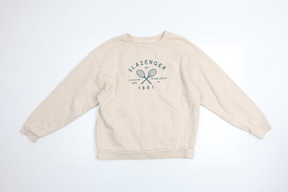 Womens UK Size 10 Slazenger Beige Pullover Sweatshirt