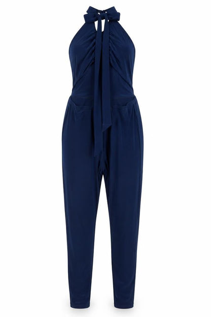 Womens UK Size 10 PRETTYLITTLETHING One-Piece Blue Jumpsuit