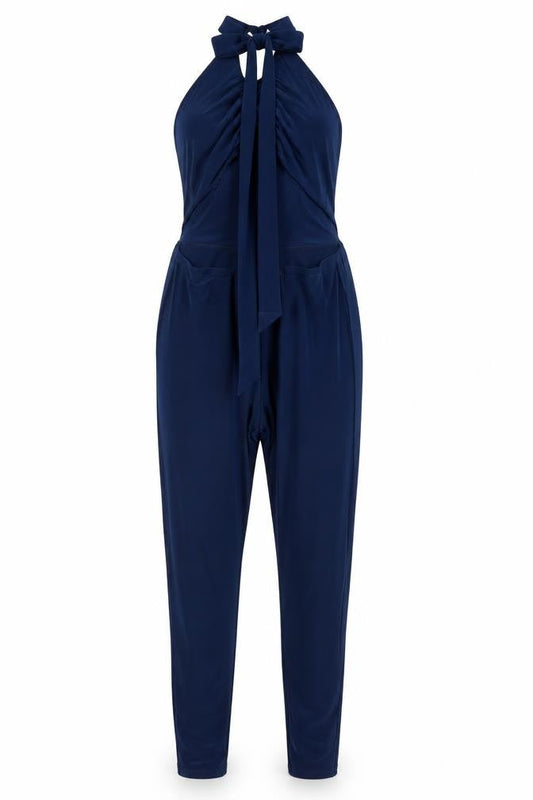 Womens UK Size 10 PRETTYLITTLETHING One-Piece Blue Jumpsuit
