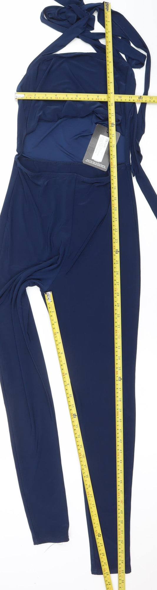 Womens UK Size 10 PRETTYLITTLETHING One-Piece Blue Jumpsuit