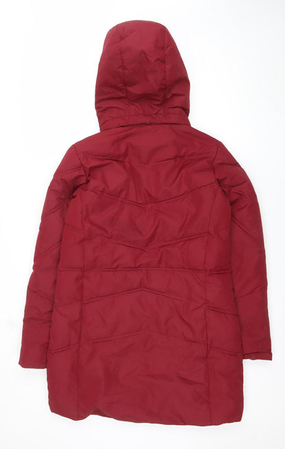 Womens UK Size 8 Norrsken Red Puffer Jacket