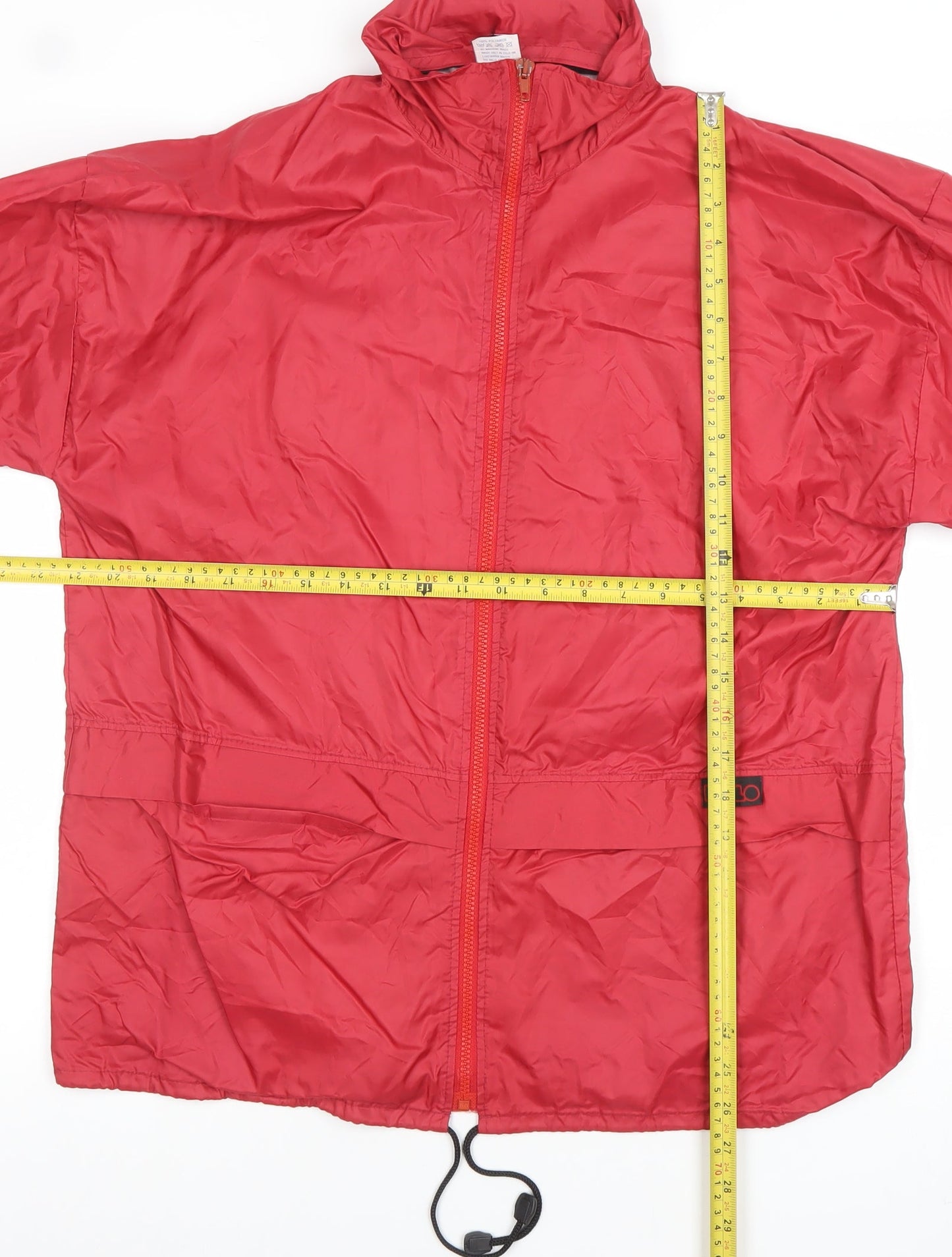 Womens UK Size M Polo Red Windbreaker Coat