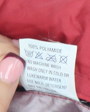 Womens UK Size M Polo Red Windbreaker Coat