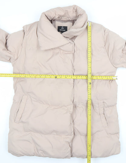 Womens UK Size 8 Threadbare Beige Puffer Jacket